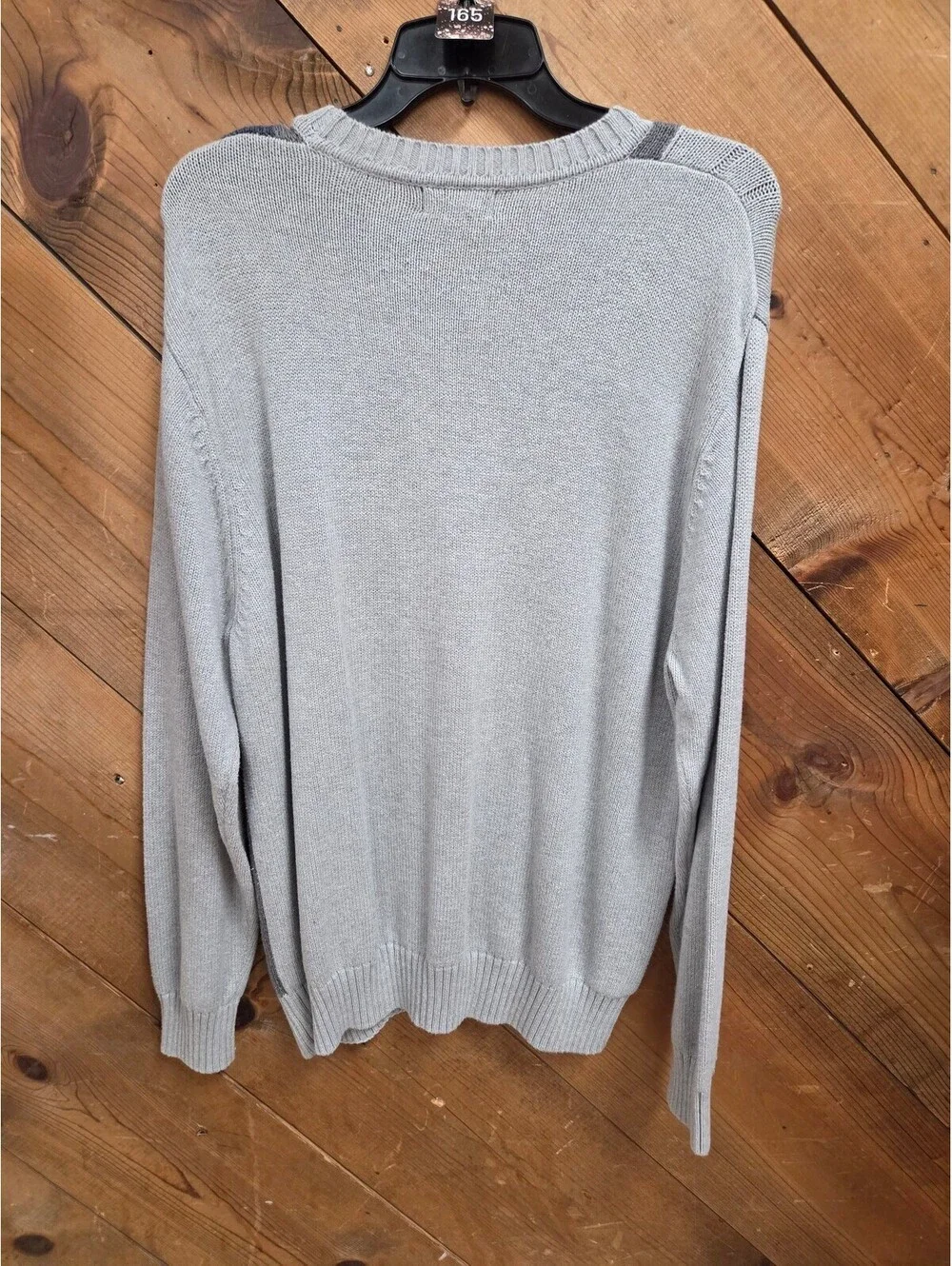 Dockers Men's Color Block Knit Sweater Medium 100% Cotton Grandpacore Academia